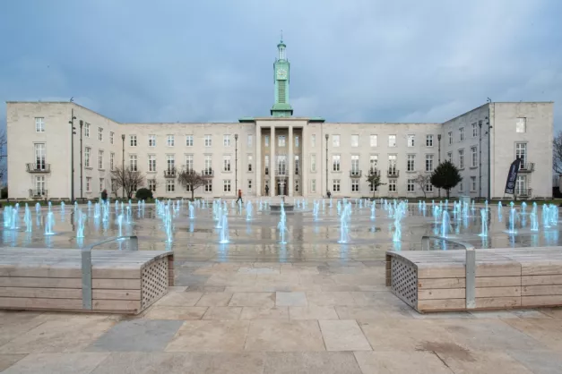Waltham Forest Town Hall Fountain
