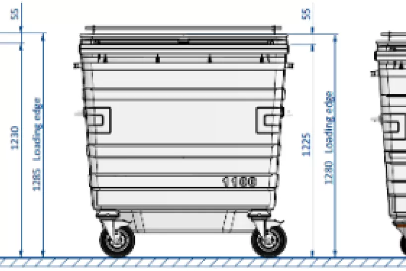 Specifications for bins independent from the council