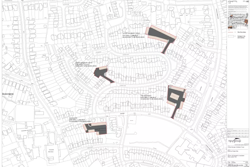 Outwood Common Estate Site Location Plan