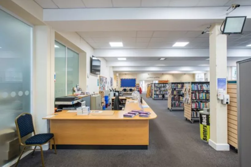 Chingford Library reception