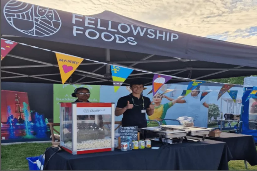 Fellowship foods market stall